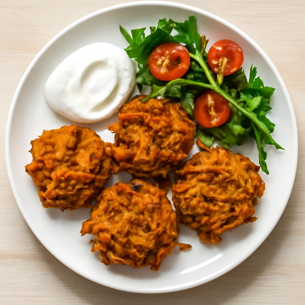 Bhajis di Cipolla con Salsa allo Yogurt e Coriandolo