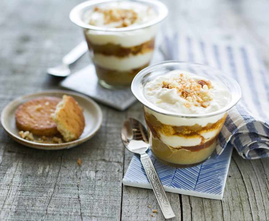 Bicchierini di mele al mascarpone Low Fat