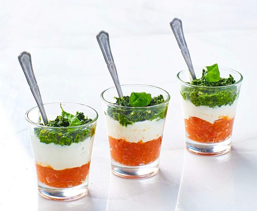 Bicchierini tricolore Low Fat