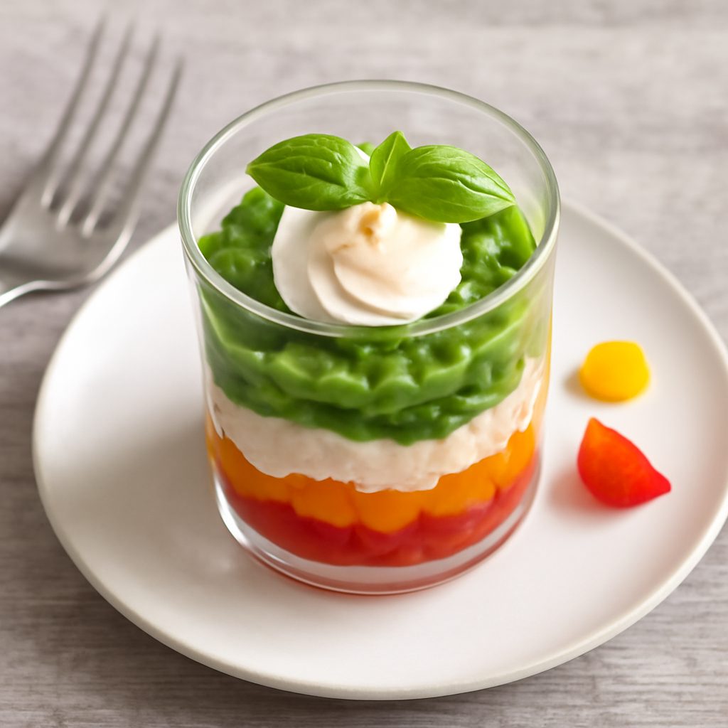 Bicchierino ai tre peperoni