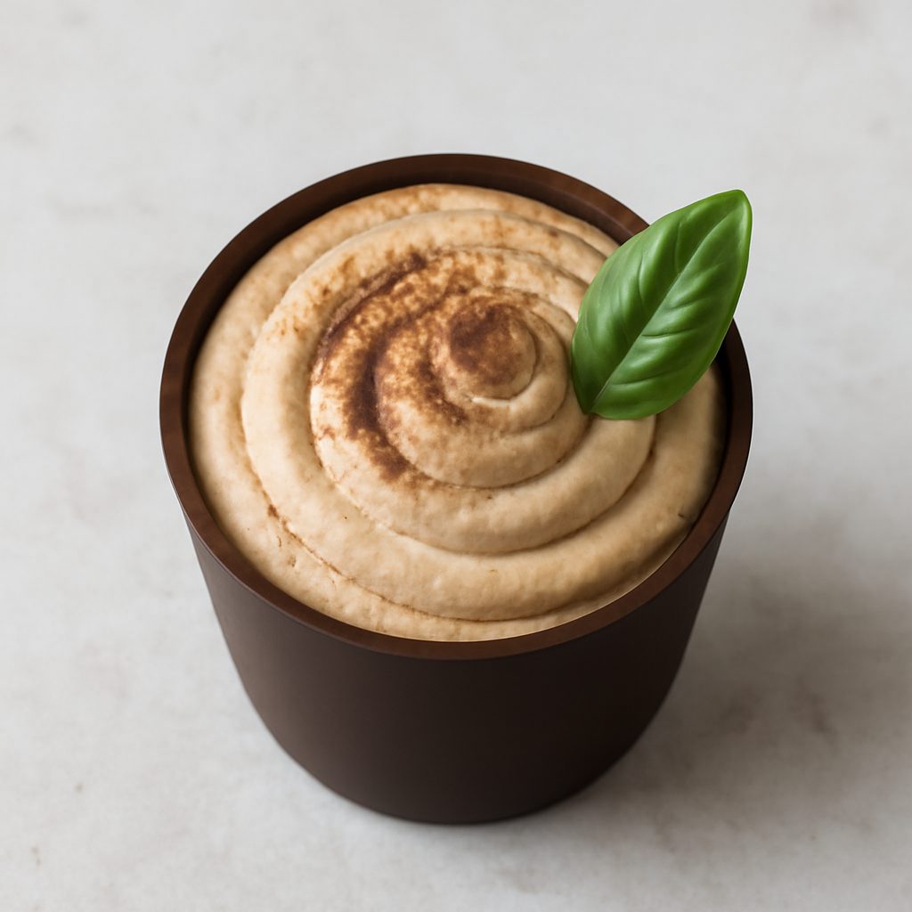 Bicchierino di cioccolato con mousse cappuccino Protein