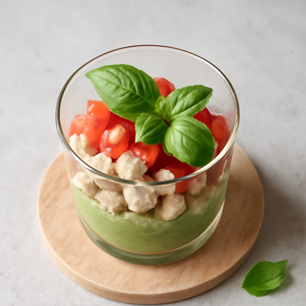 Bicchierino al limone con biscotto Low Carb