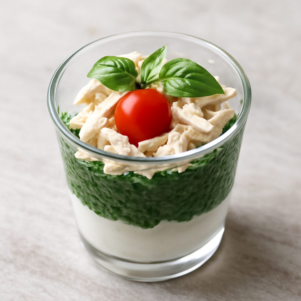 Bicchierino proteico fit con yogurt greco e mela al forno