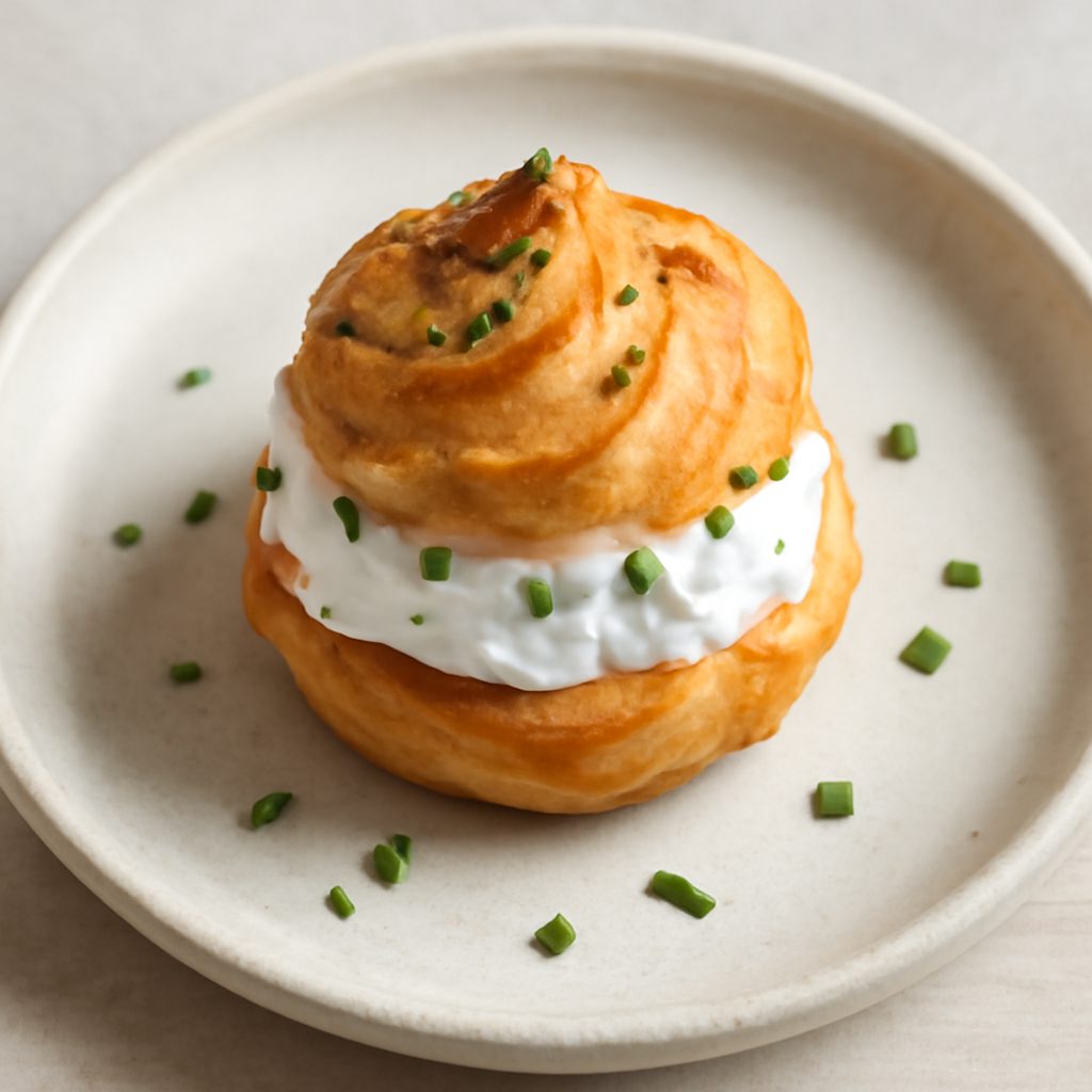 Bignè proteici low-carb con crema d'arancia fit