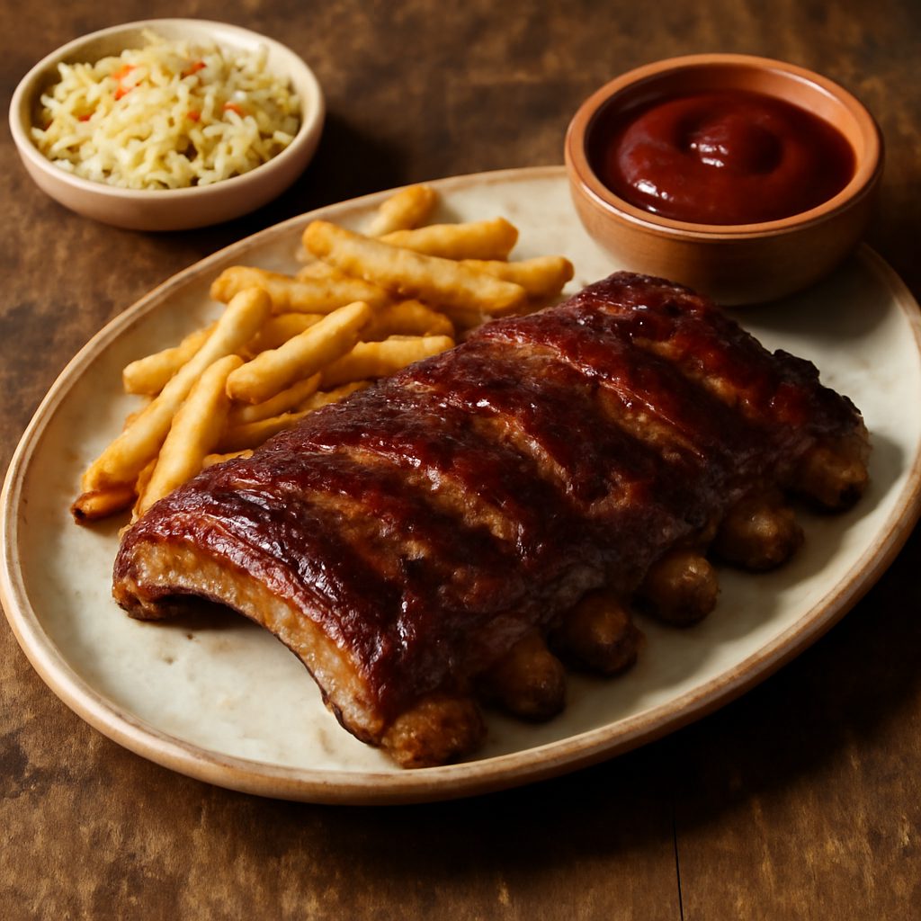Costine di Maiale BBQ Affumicate di Bill Low Fat