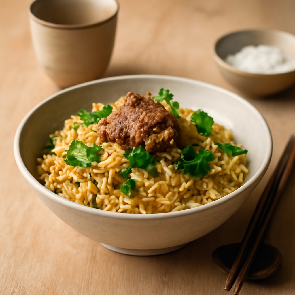 Biryani di agnello light all'italiana