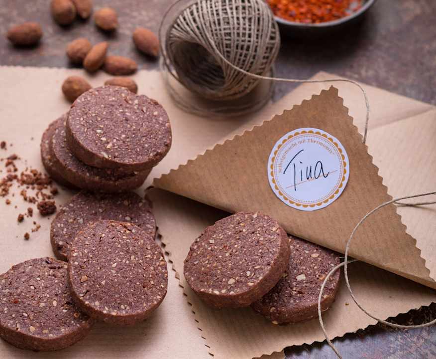 Biscotti al burro, mandorle e peperoncino Protein