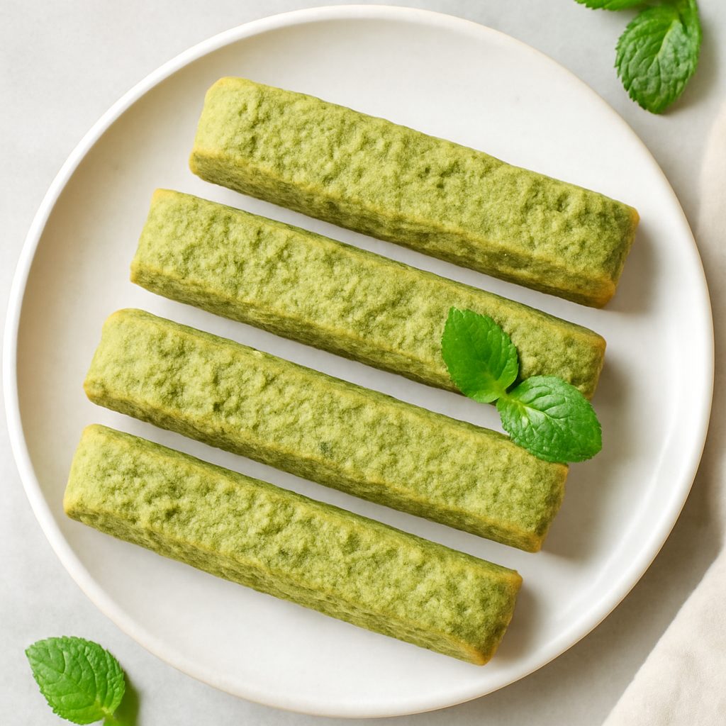 Biscotti al tè verde proteici low-carb
