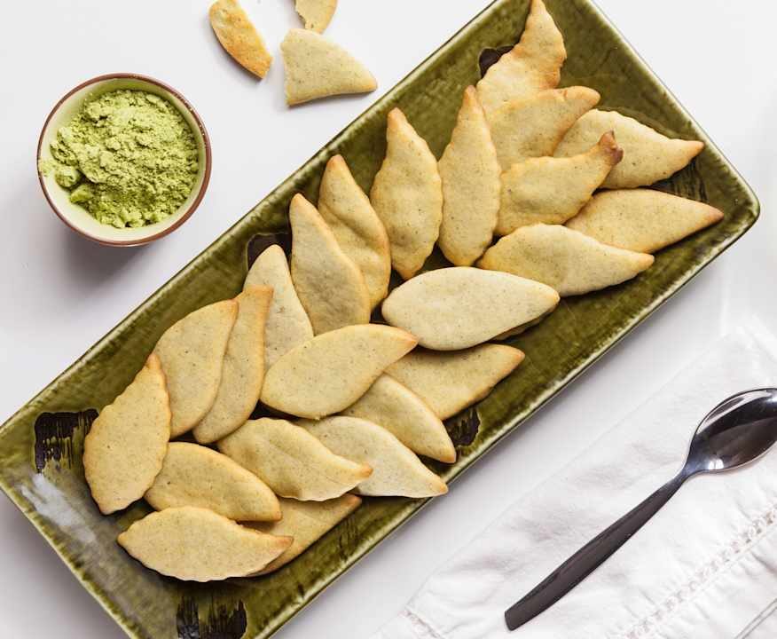Biscotti al tè verde