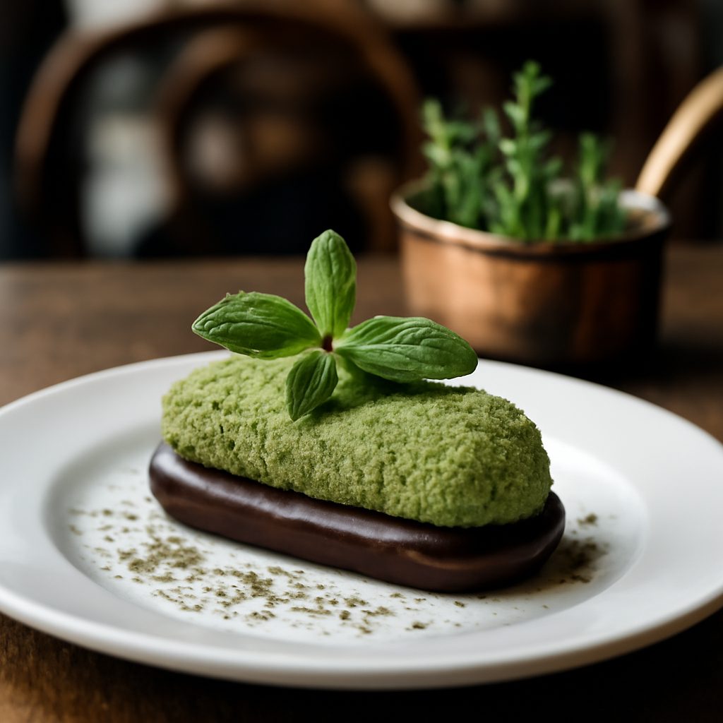 Biscotti alla Menta e Ganache di Cioccolato