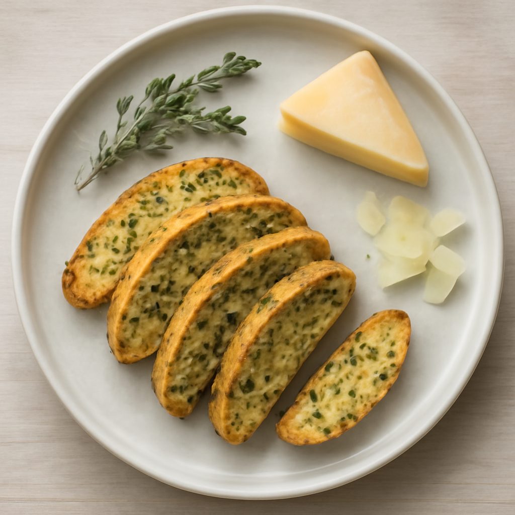 Biscotti alle erbe aromatiche e Parmigiano Reggiano - Versione Protein