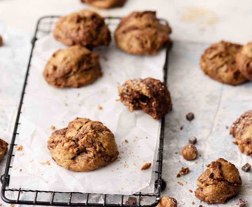 Biscotti con bucce di banane Protein