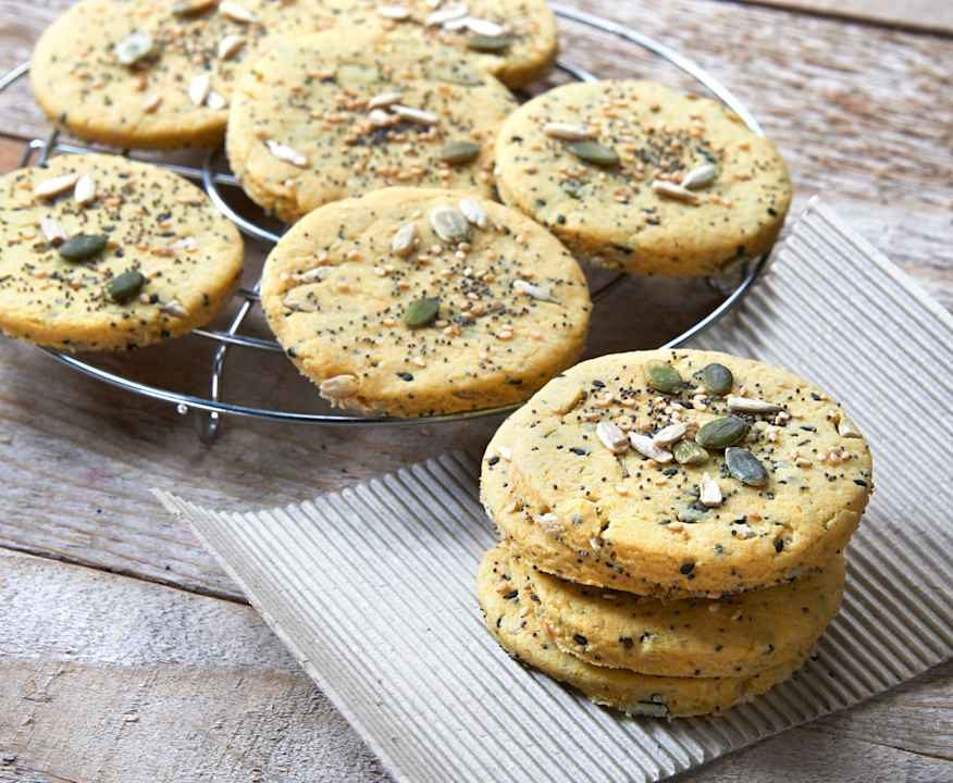 Biscotti con i semi (vegan) Low Carb