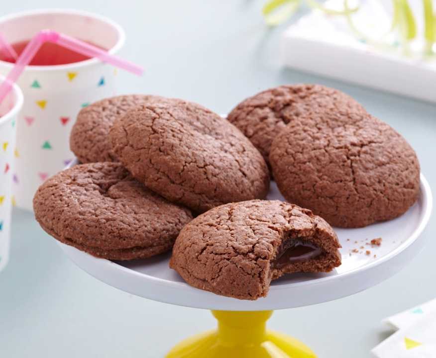 Biscotti cuore morbido al caramello Low Carb