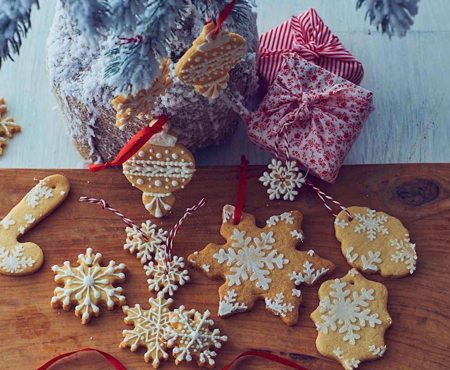 Biscotti da appendere Low Carb