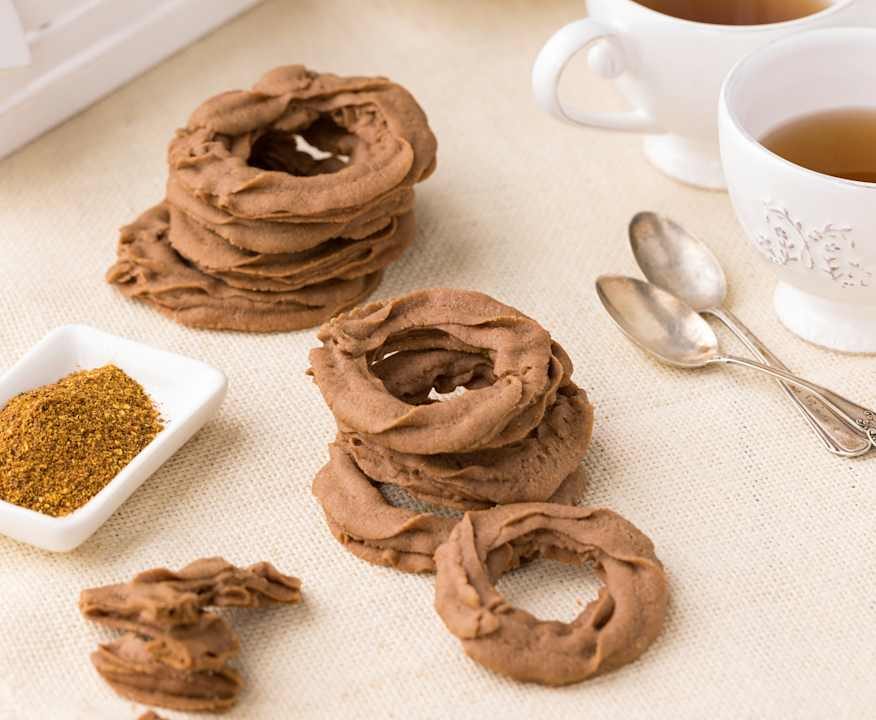 Biscotti di frolla montata al cacao e habanero orange Low Fat