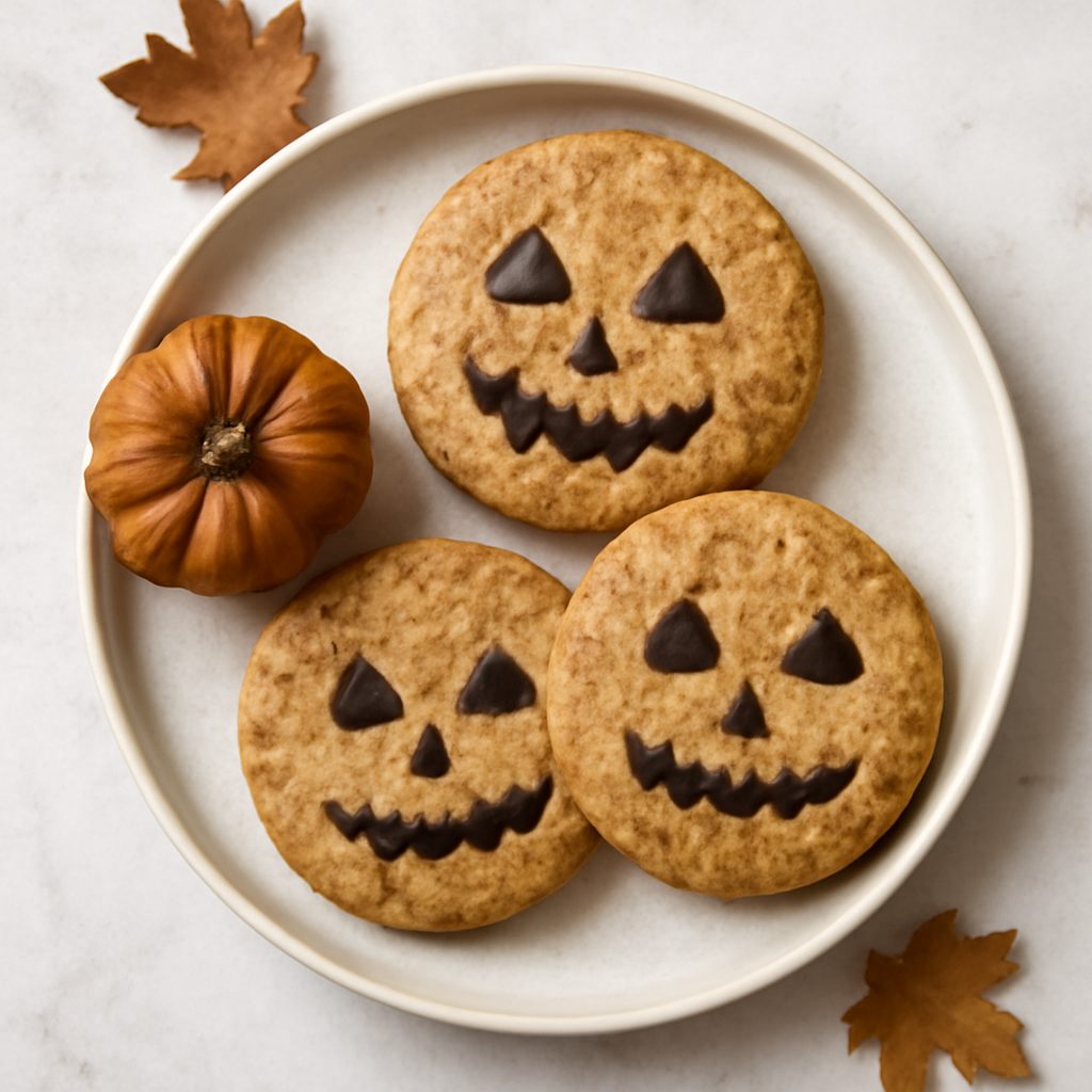 Biscotti di Halloween con Crema di Cacao Low Fat