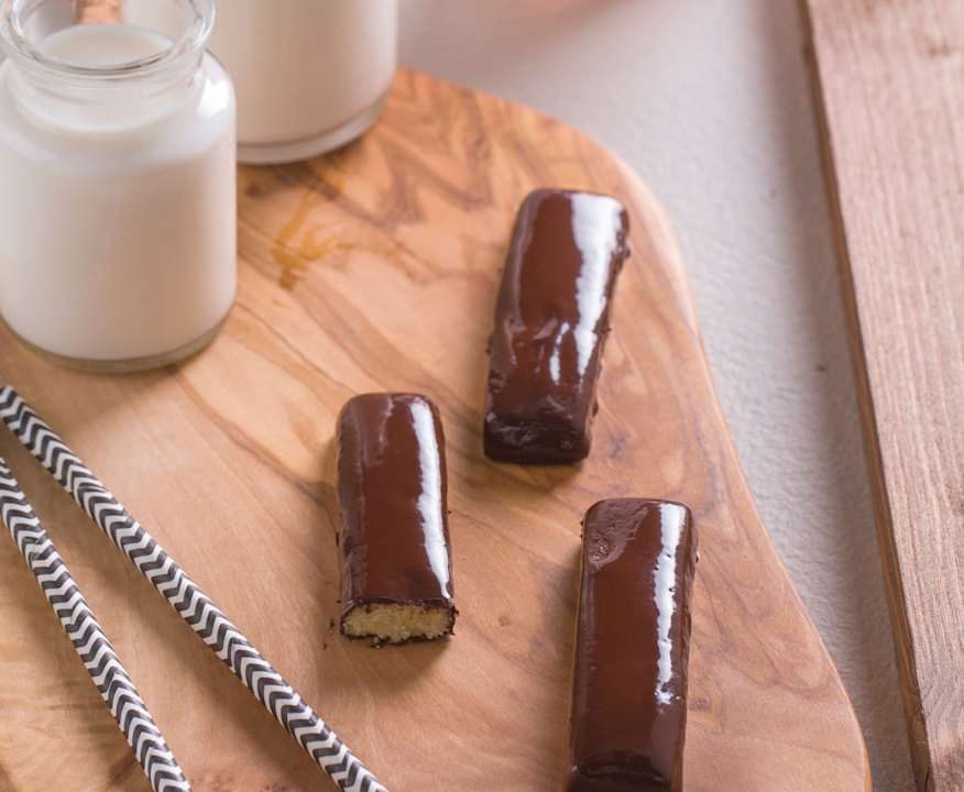 Biscotti ricoperti di cioccolato Protein