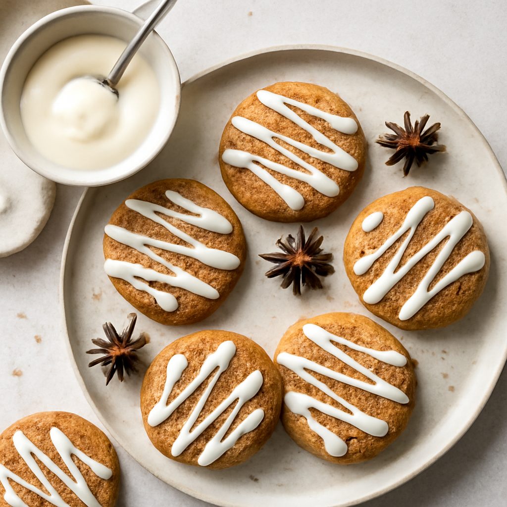 Biscottini glassati speziati proteici low-carb (Pfeffernüsse fit)