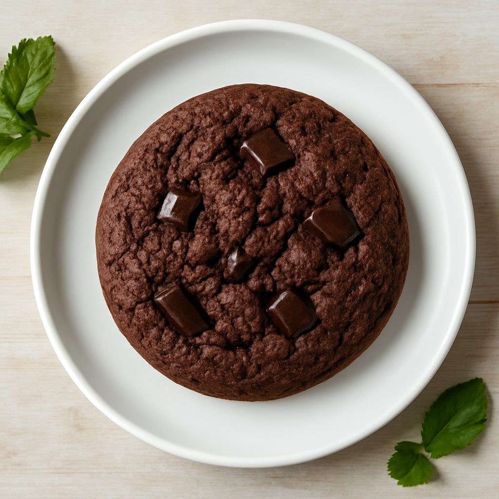 Biscotto al cioccolato fondente proteico low-carb