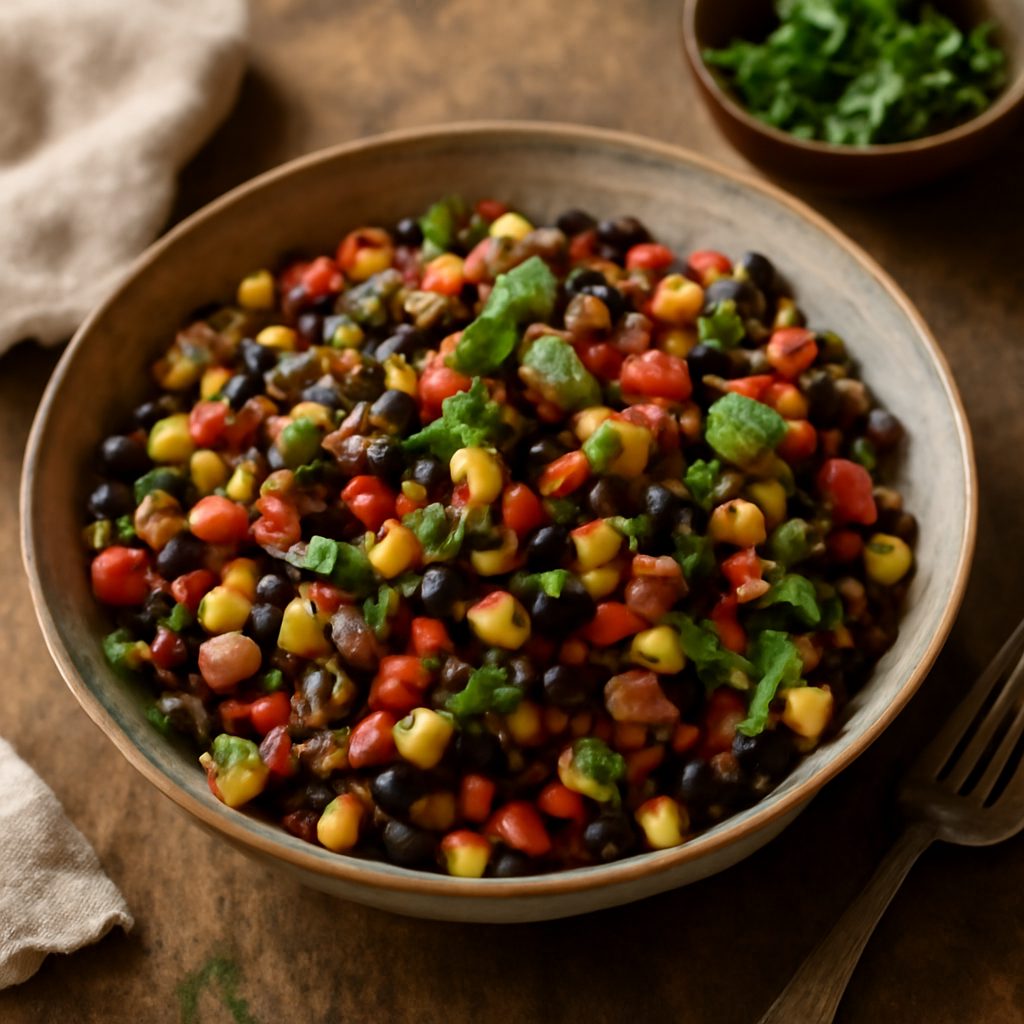 Insalata di Fagioli Neri e Mais