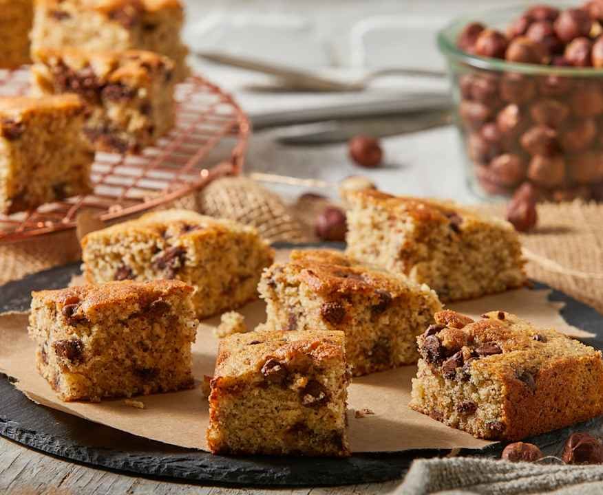 Blondies cioccolato e nocciole Protein