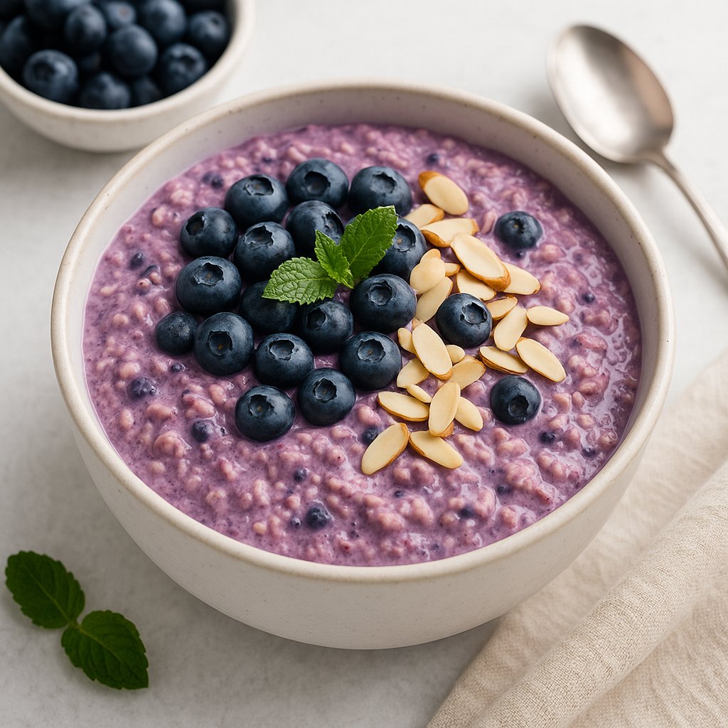 Blueberry Overnight Oats Protein