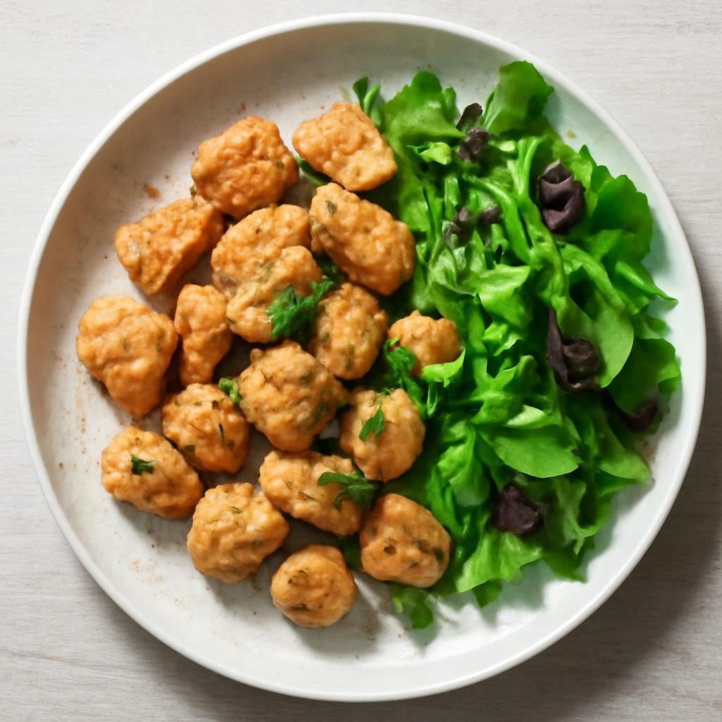 Bocconcini di tacchino insaporiti proteico low-carb
