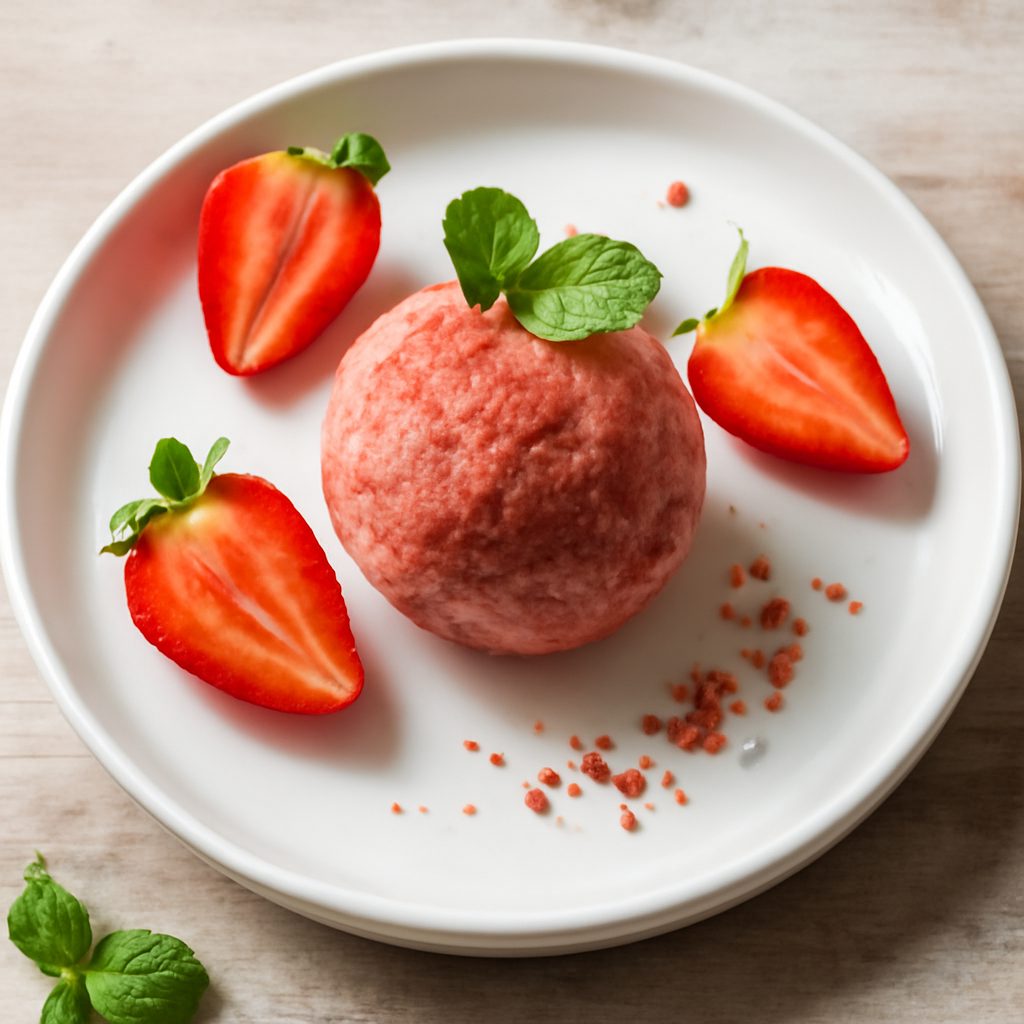 Bon bon alla fragola proteico low-carb