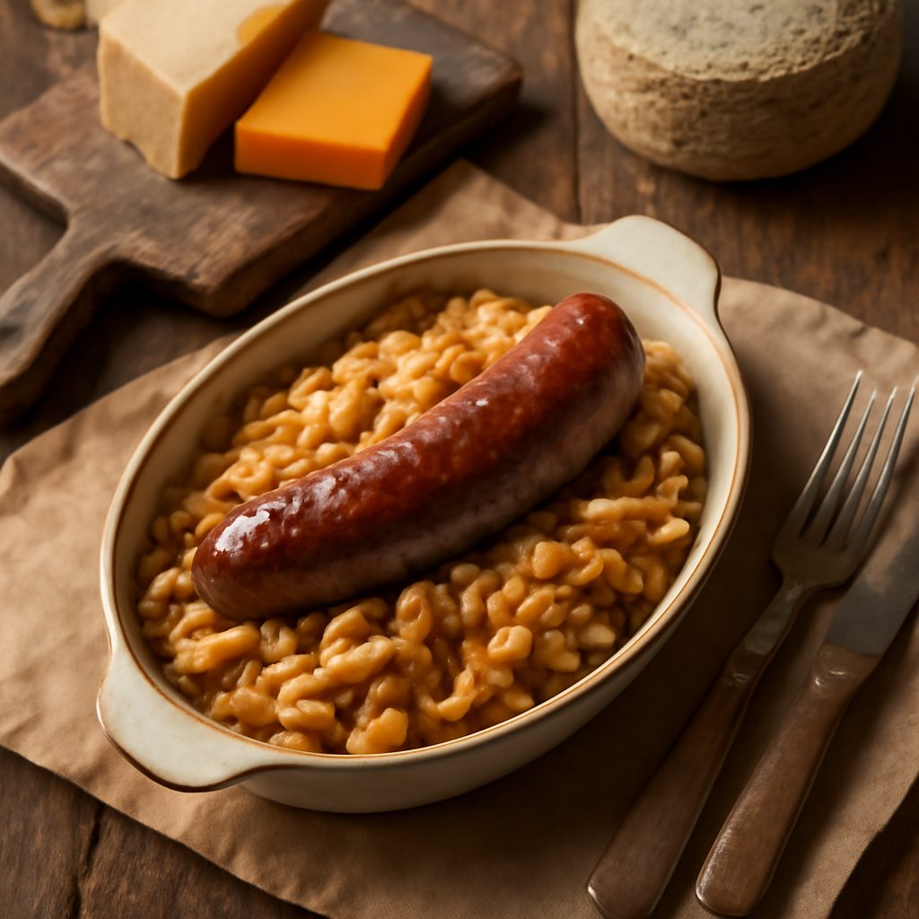 Bratwurst, Crauti e Fagioli al Forno