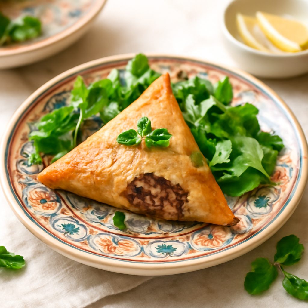 Brick di carne macinata light all'orientale