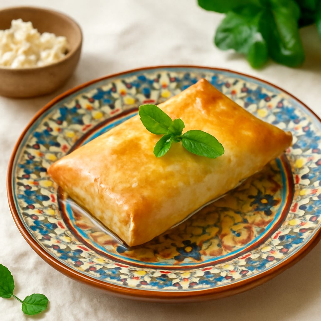 Brick di ricotta e miele all'orientale