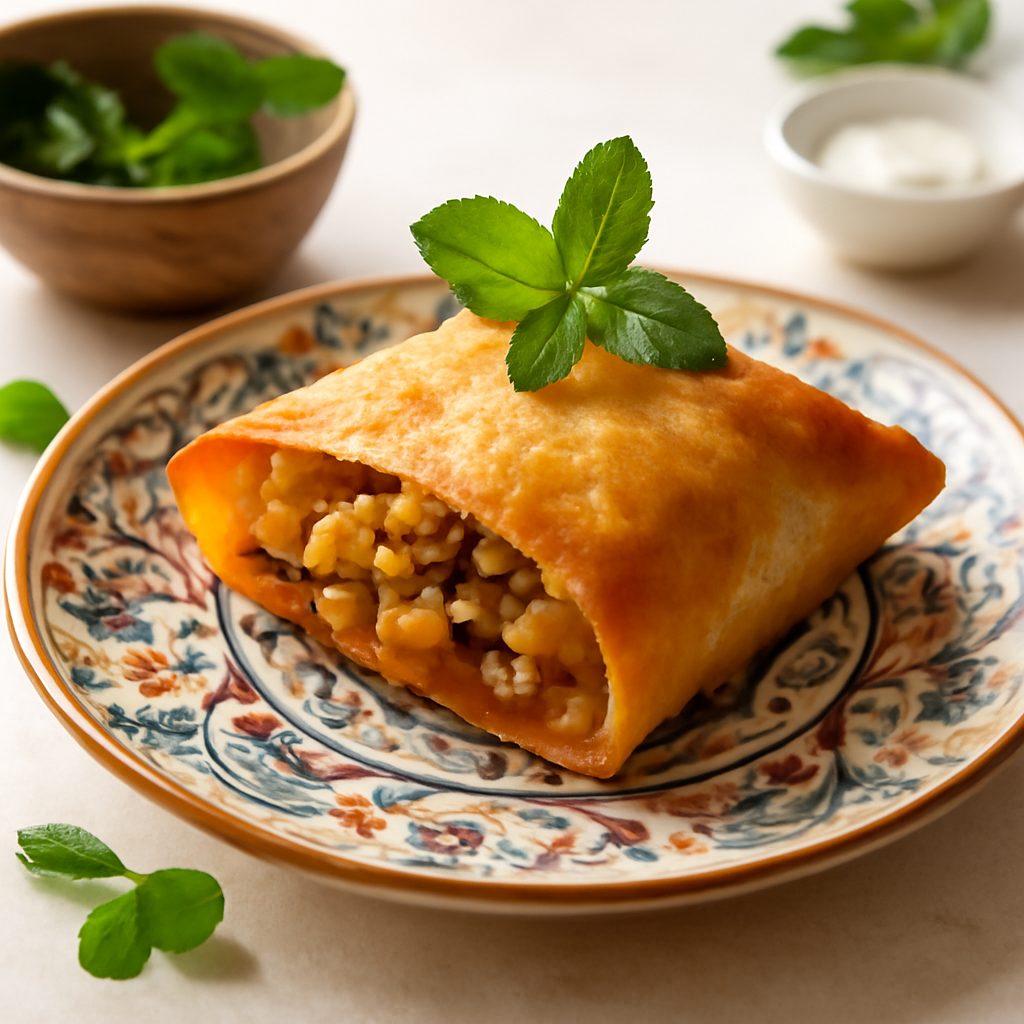 Brick orientale di carne e patate light