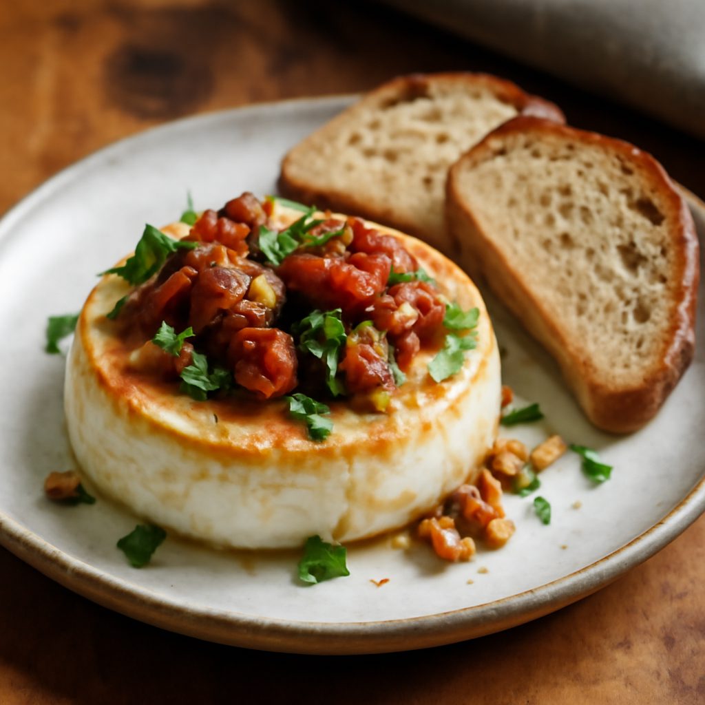 Brie al Forno con Sciroppo d'Acero e Noci