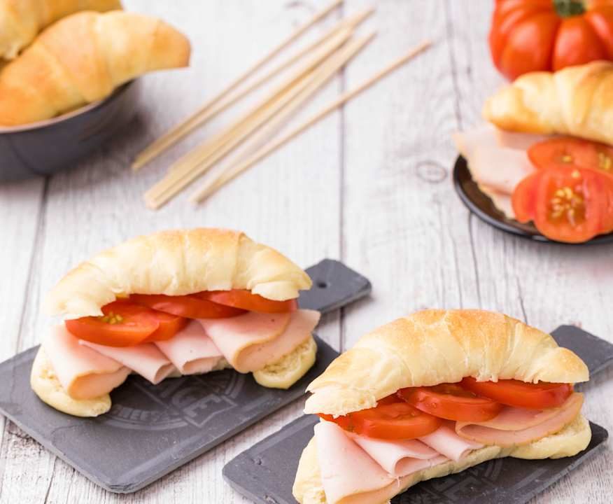 Brioche con tacchino arrosto e pomodoro fresco Protein
