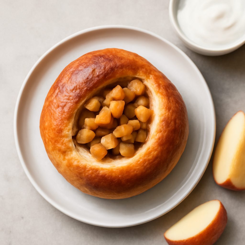 Brioche ripiena alle mele