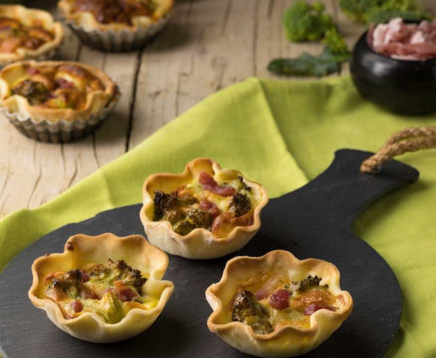Brisèe con broccoletti e bacon Protein