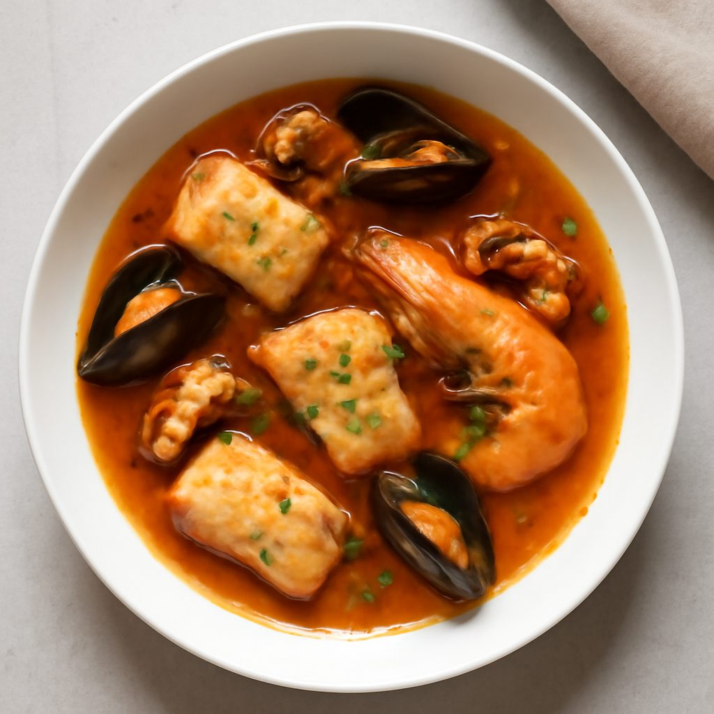 Brodetto all'abruzzese proteico low-carb