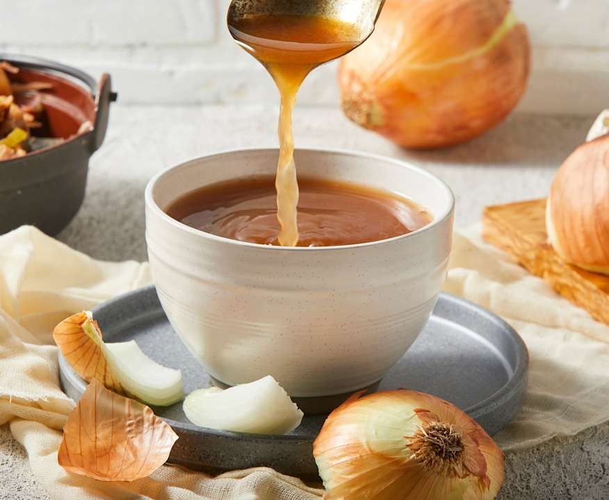 Brodo di bucce di cipolla Low Fat