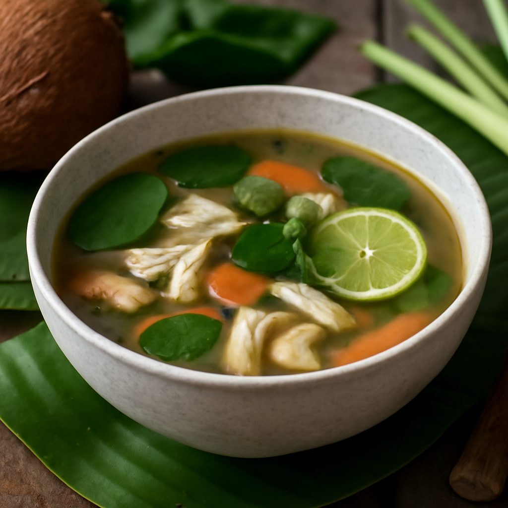 Brodo di Pollo Thai Light ad Alta Proteina