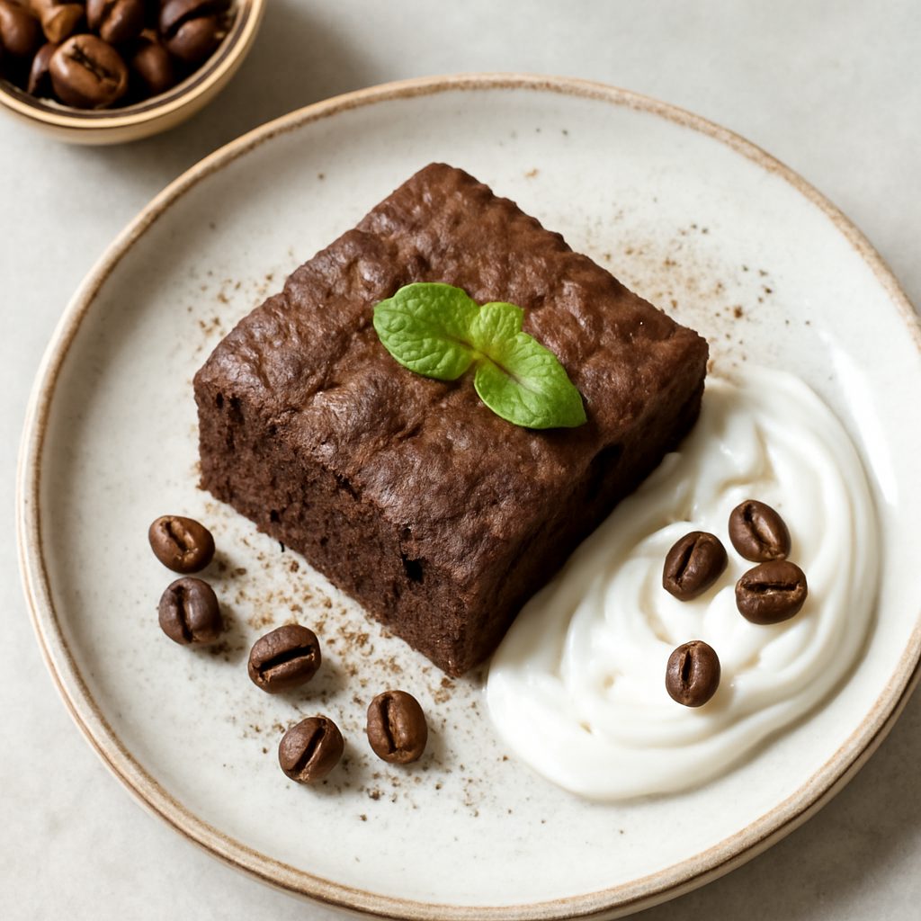 Brownie Cioccolato e Caffè Proteico Low-Carb