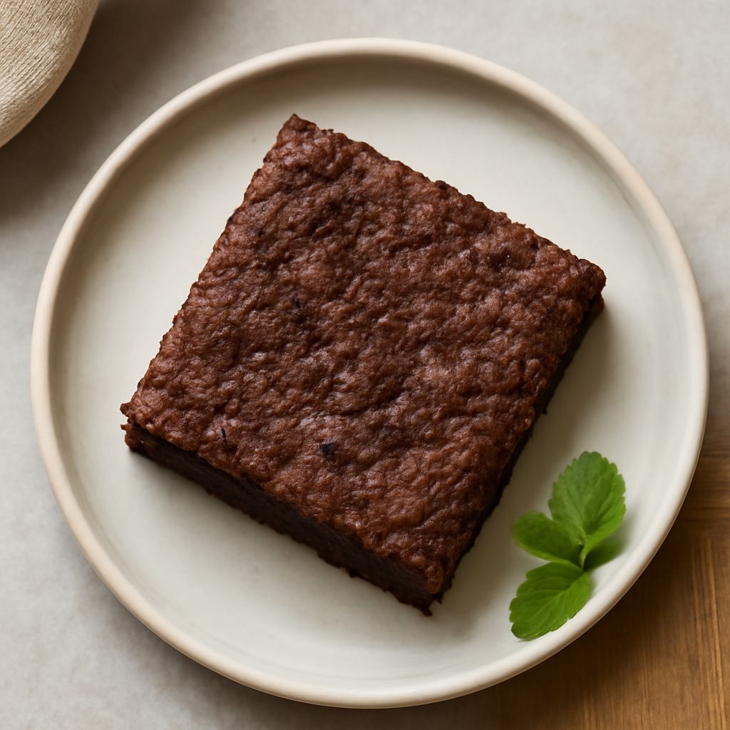 Brownie Proteico ai Fagioli Neri Low-Carb