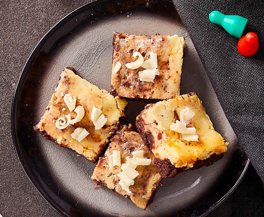 Brownies variegati ai due cioccolati Protein