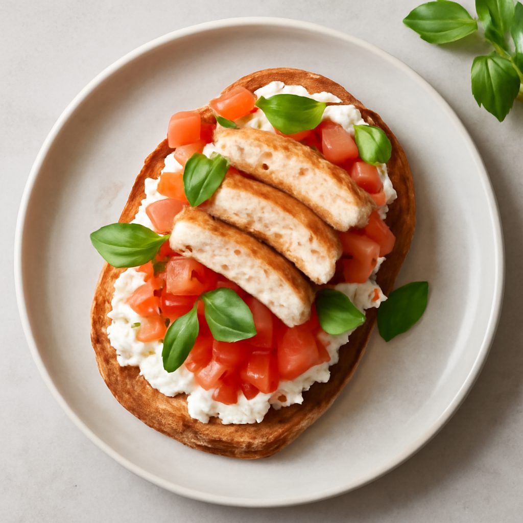 Bruschette con Asparagi, Uova e Parmigiano Reggiano Low Fat
