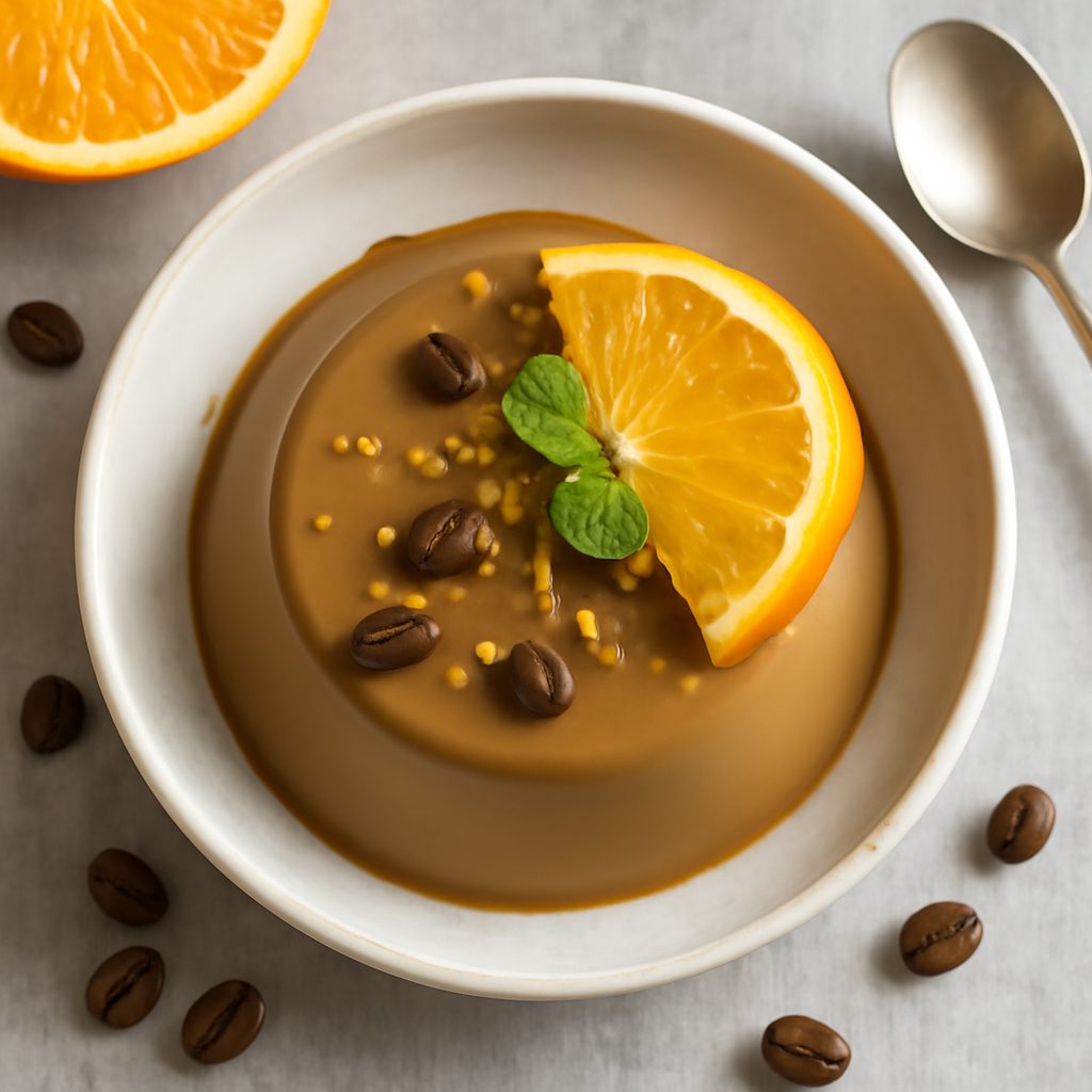 Budino al Caffè e Arancia