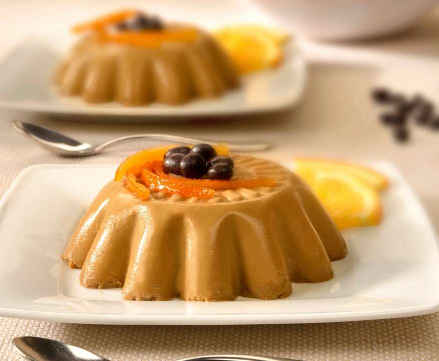Budino al caffè e arancia Low Fat