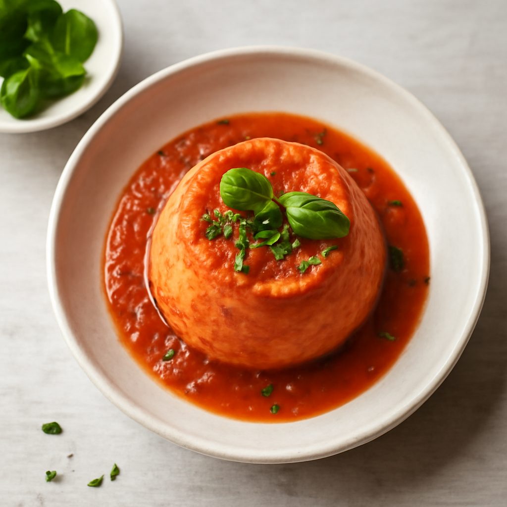Budino aromatico al pomodoro