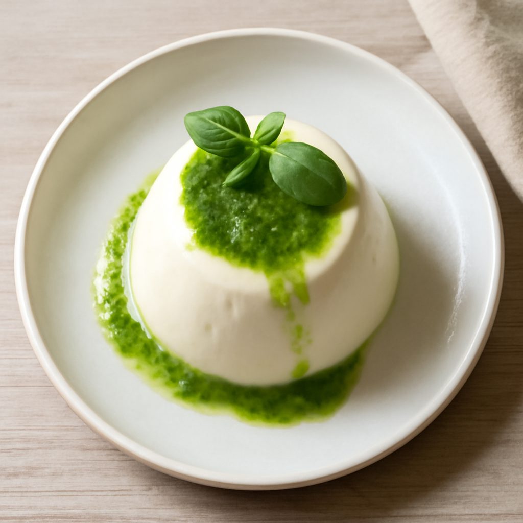 Budino al Miele e Rum con Salsa alle Fragole