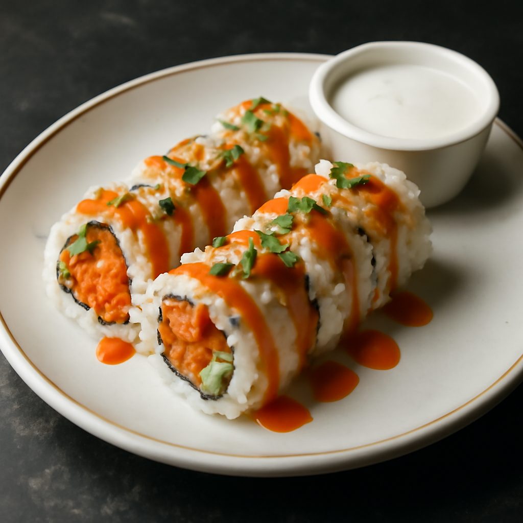 Involtini di Sushi con Pollo Buffalo