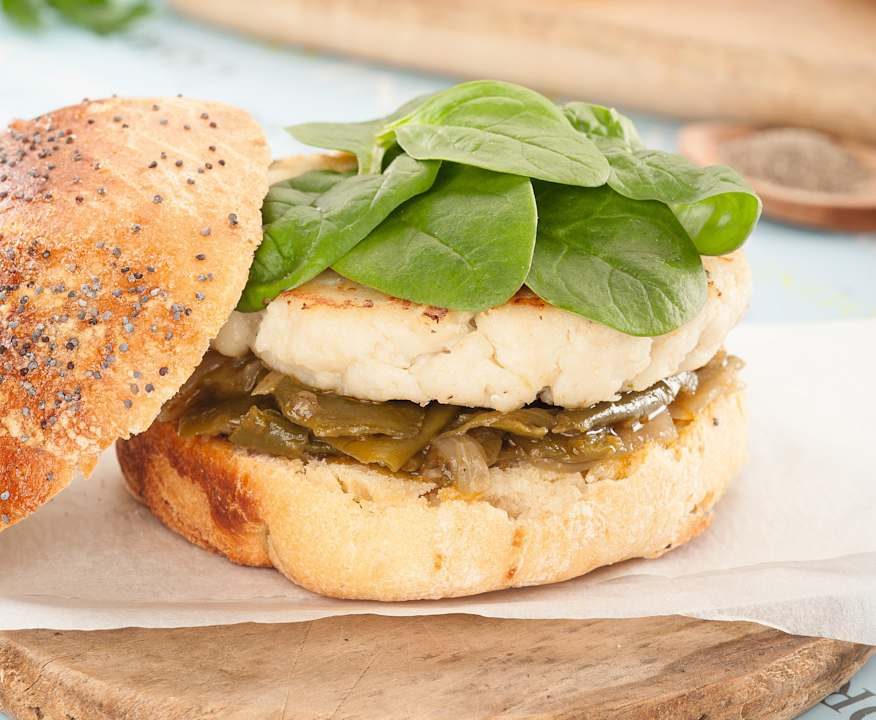 Burger di nasello e gamberi Low Carb
